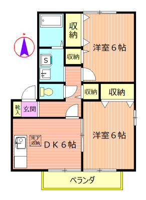 ラフォーレの間取り