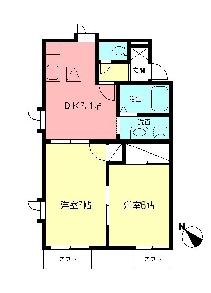 パークハイツの間取り