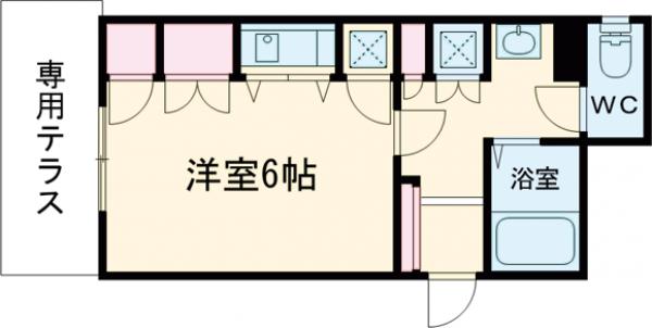 フォレストコートカサイの間取り