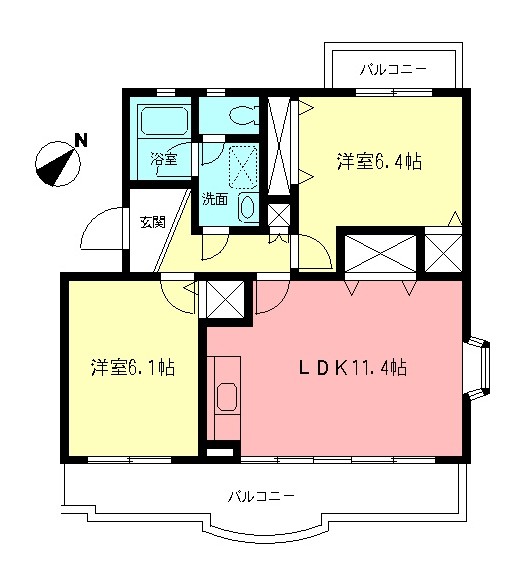 ひかり第１マンションの間取り