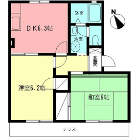 アンバービレッジSの間取り