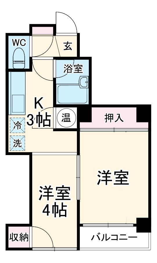プラザサイトウの間取り