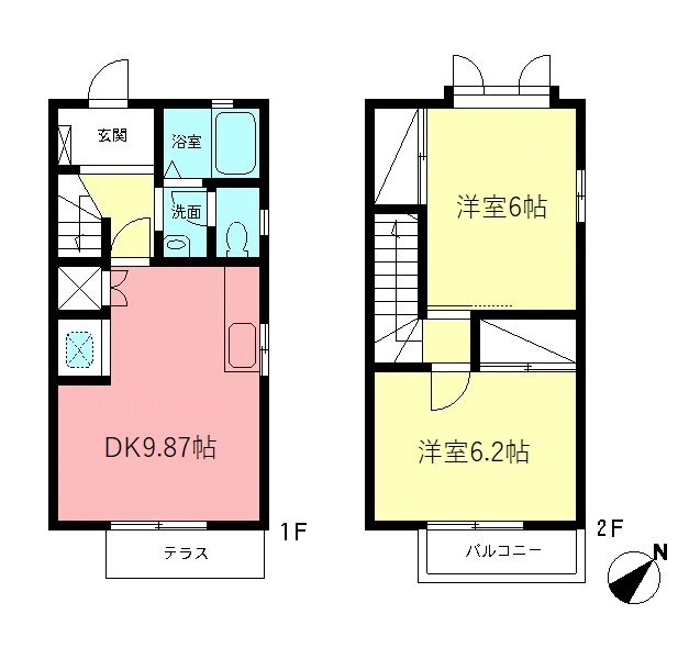 メイプルハイツの間取り