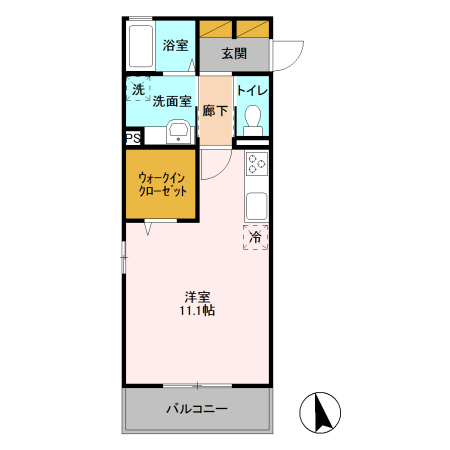 フロンティアＦの間取り