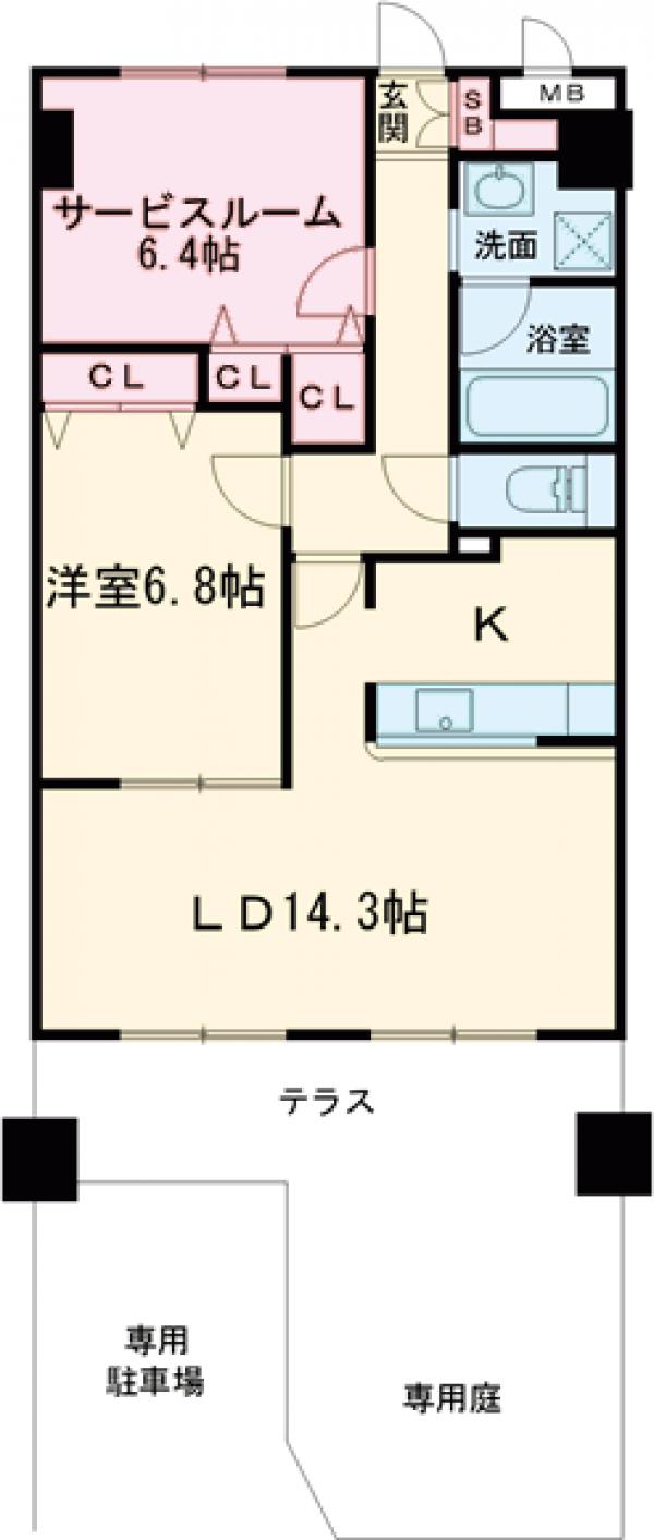 コトヒルズの間取り