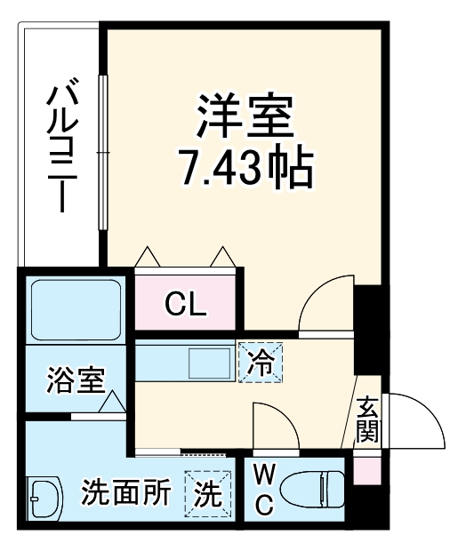 ジーメゾン海老名の間取り