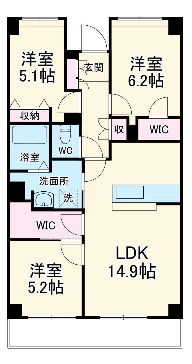 CROTH Omiyaの間取り
