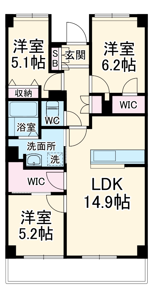CROTH Omiyaの間取り