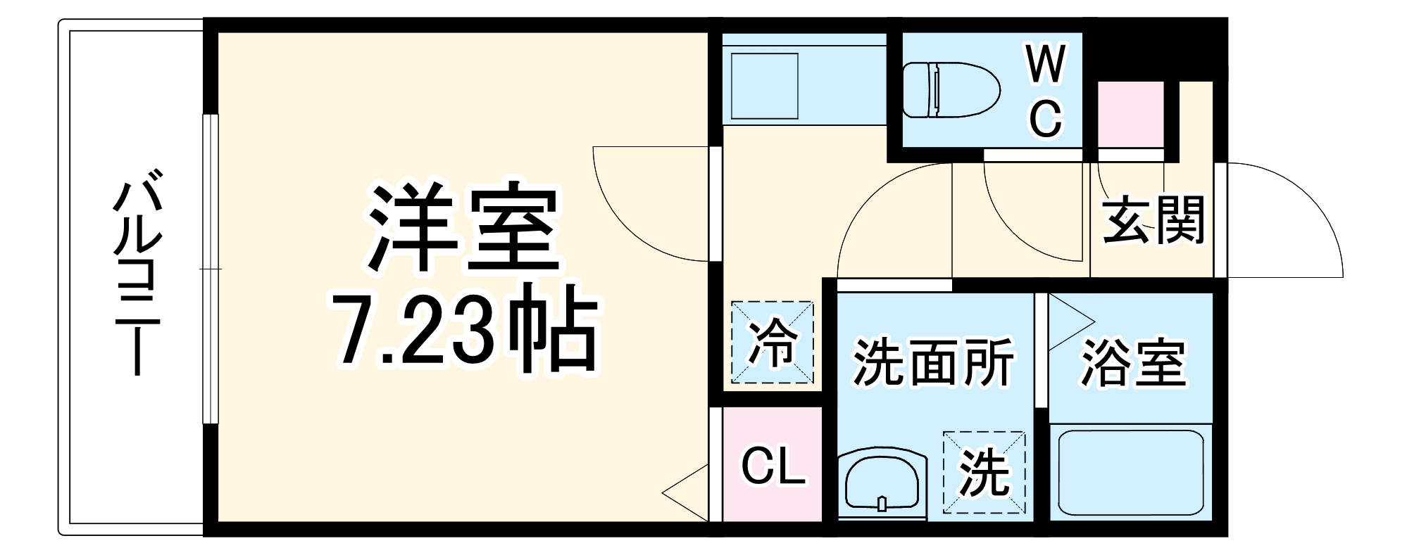 ジーメゾン海老名の間取り