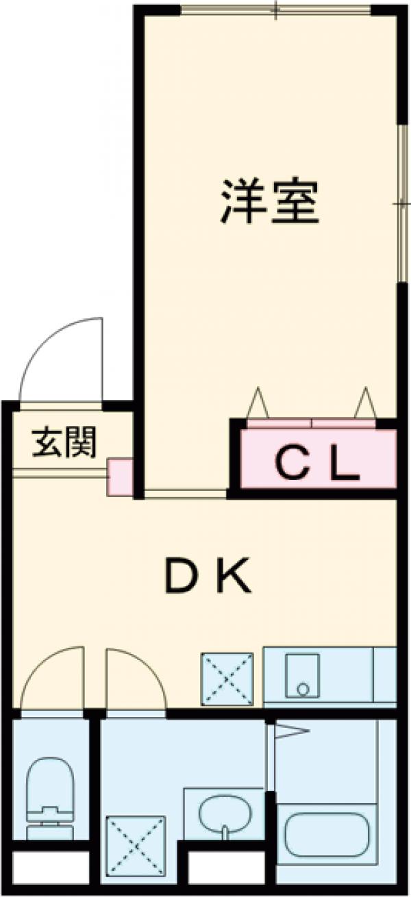 ヒルサイド沼袋の間取り