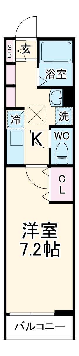 エクセラン馬橋westの間取り