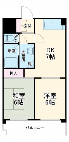 イーストハウス(東川口)の間取り