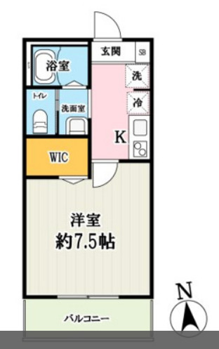 キャメル所沢青葉台の間取り