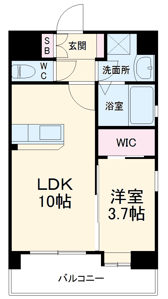 GLCクレイン天神南の間取り