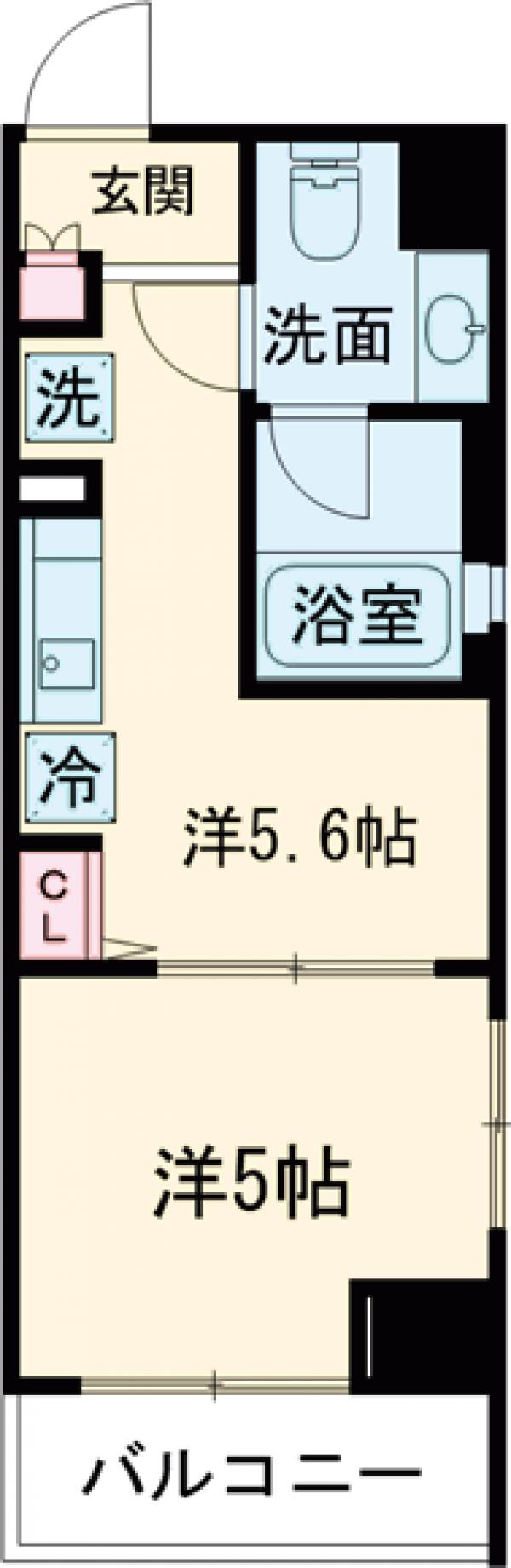 XEBEC長原の間取り