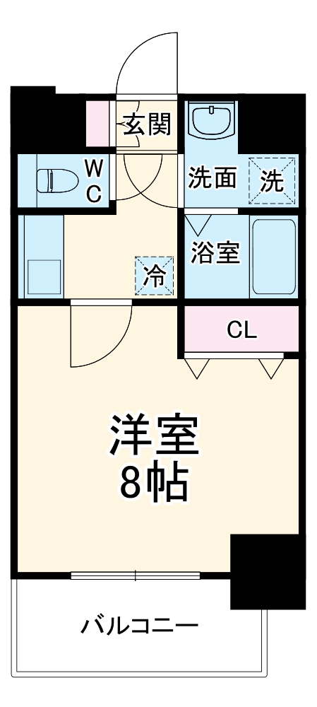 プレサンス梅田の間取り