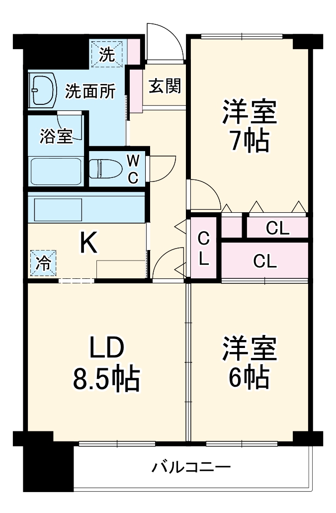 PLENDY上大岡の間取り