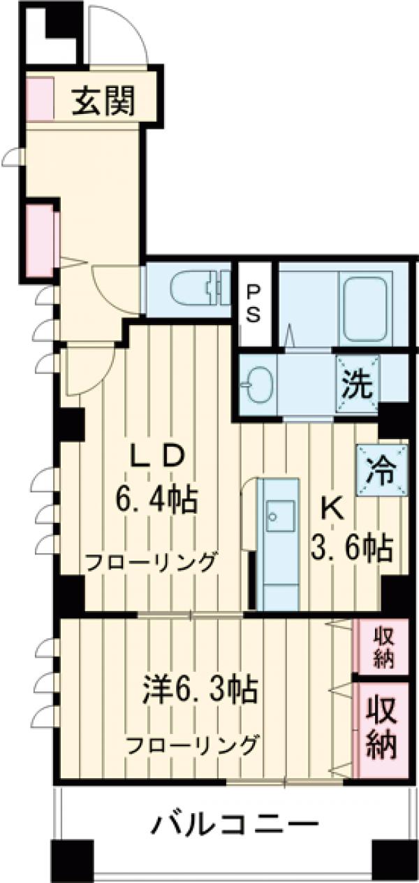 ハレアカラ東池袋の間取り