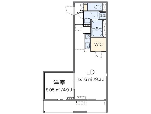 ミランダ長須賀の間取り