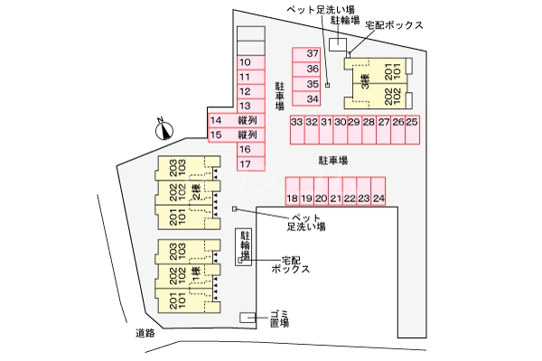2/12 駐車場