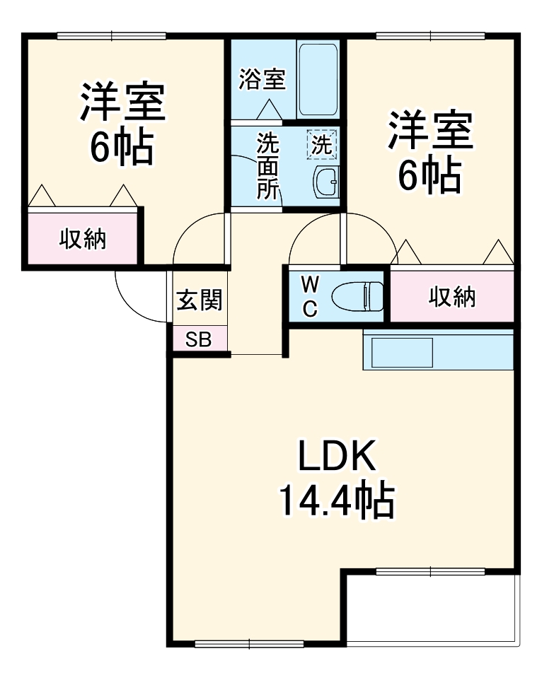 サフィールの間取り