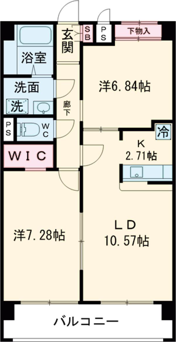 コモン西葛西の間取り