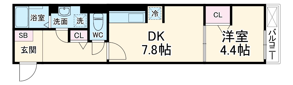 ウィステ小手指の間取り