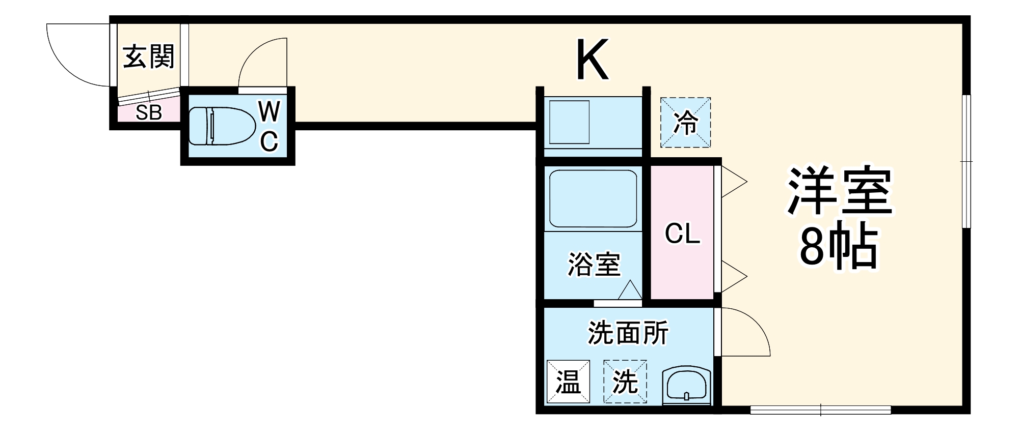 綾小路アパートメントの間取り