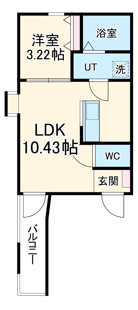 クレスト中村の間取り