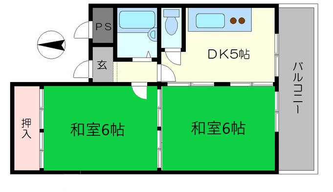 新京阪ビルの間取り