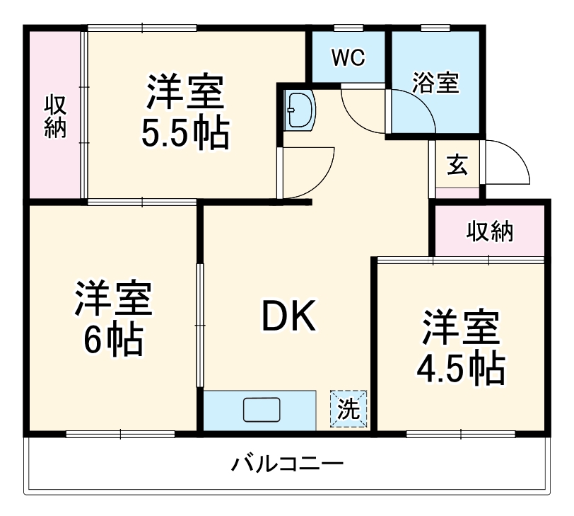 メゾンポートヒルズの間取り
