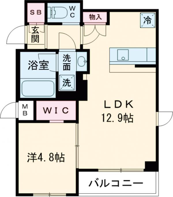 アジールコート方南町テラスの間取り