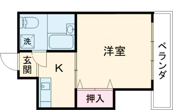 第9薩摩マンションの間取り