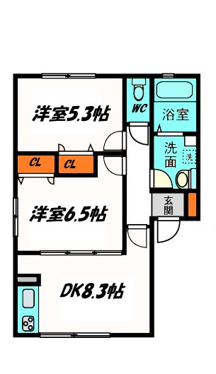 CRADLE OHTAの間取り