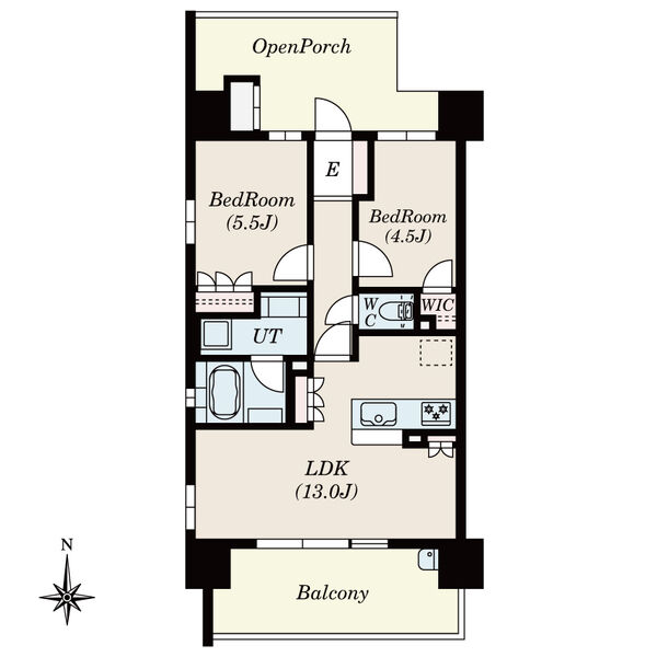 Alivis金山Eastの間取り
