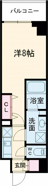 ユリカロゼ五反野Ⅱの間取り