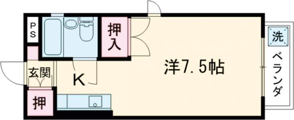 ツインヒル館の間取り