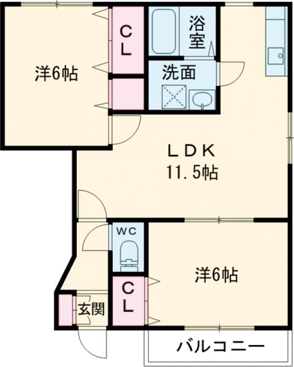 アイランド21の間取り