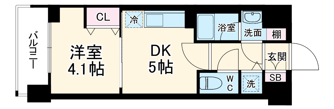 ベラジオ 雅び 西大路七条の間取り