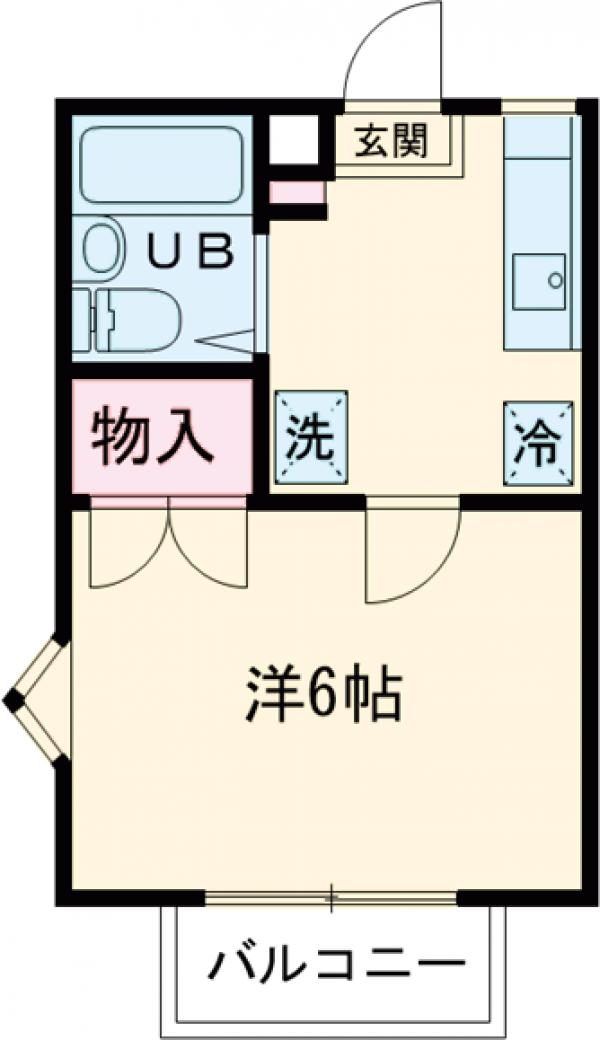 シャンシャインAの間取り