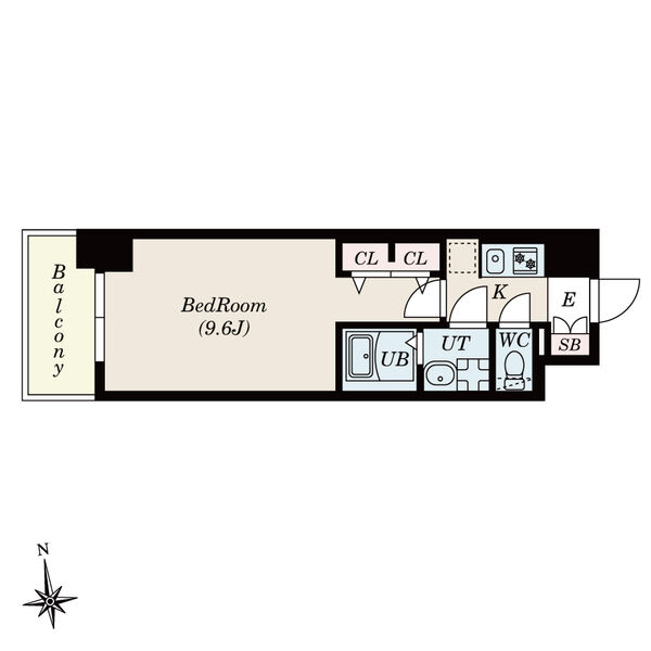S-RESIDENCE岡崎公園aureateの間取り
