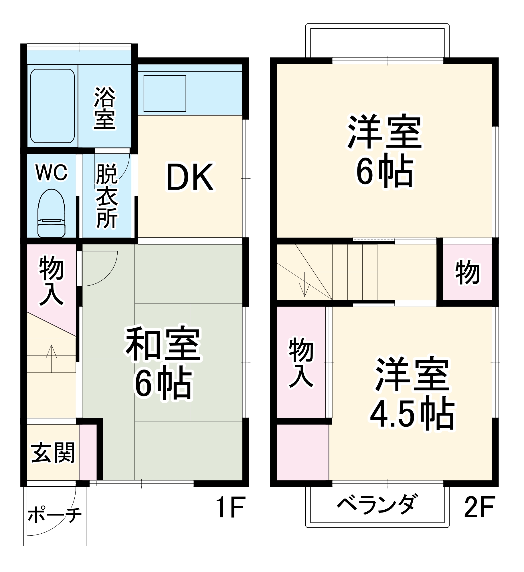南行徳4丁目タウンハウスの間取り
