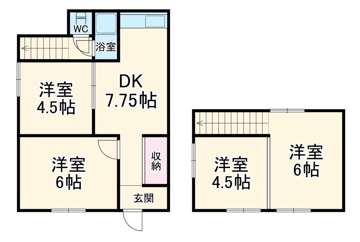 佐屋駅戸建の間取り