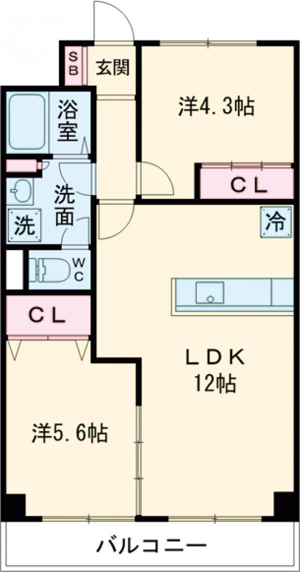 PARK MODERN 西葛西の間取り