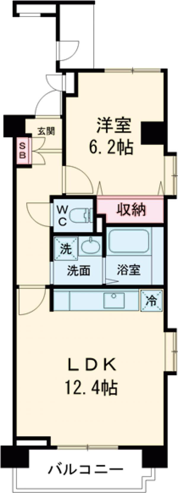 コスモリード葛西の間取り