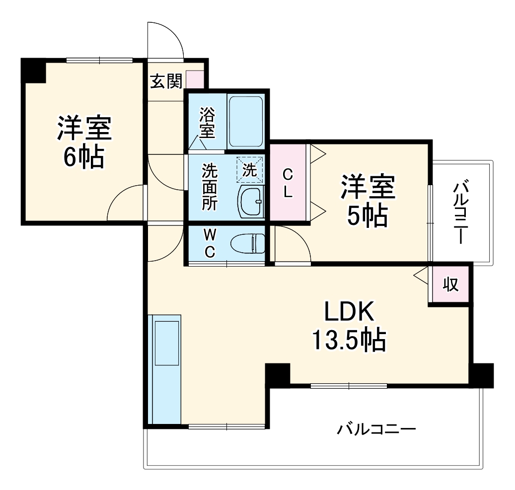 シティイトウビルの間取り