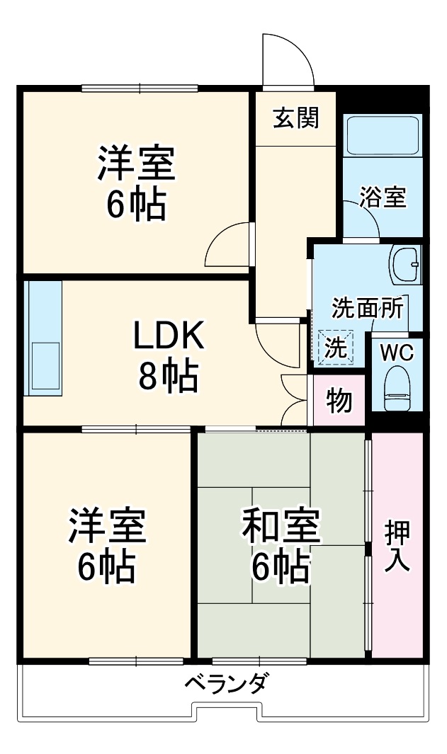 ガーデンハイツエクレールの間取り