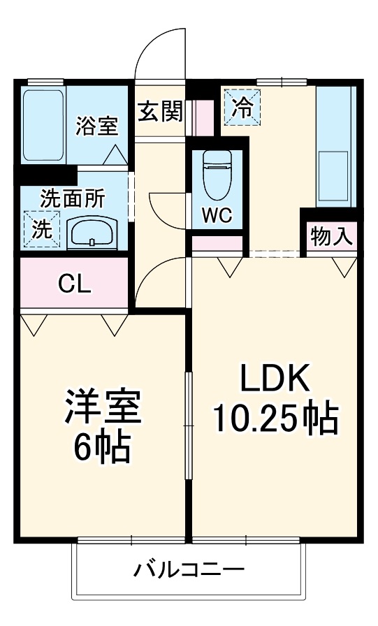 サンハイムKOIKE Bの間取り