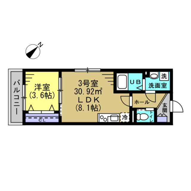 レアリゼ蘇我Ⅰの間取り