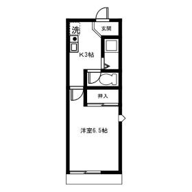 EAST COURT 両郷Aの間取り